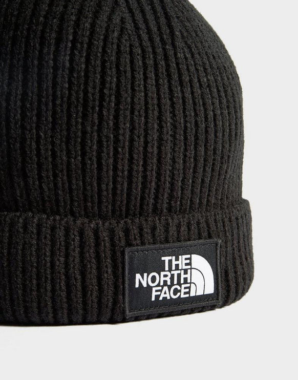 The North Face Logo Beanie Black