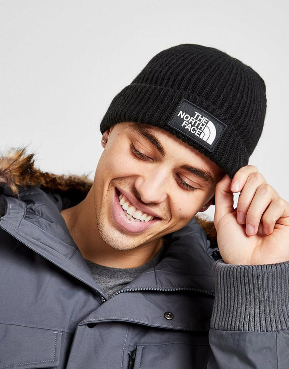 The North Face Logo Beanie Black
