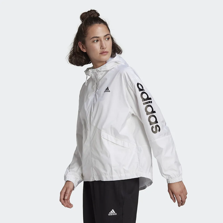 Adidas Ess Women's Oversized Windbreaker Jacket White