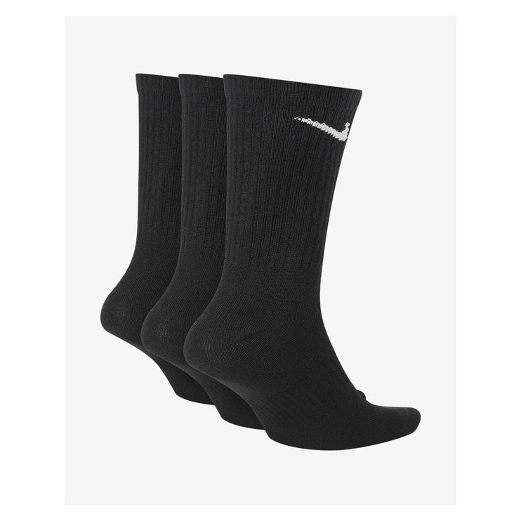 Nike Everyday Black Socks Lightweight Dri Fit Crew Sports Socks