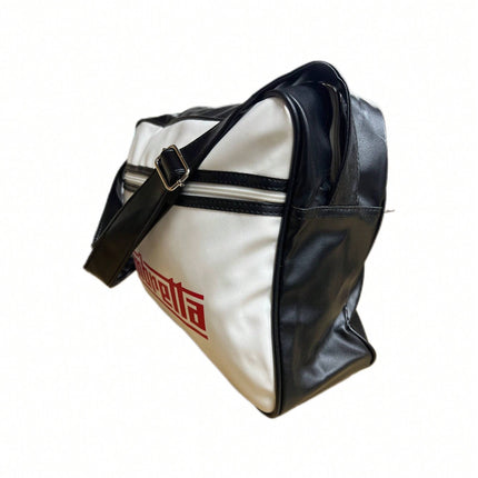 Lambretta Classic Retro Shoulder Bag Black/White