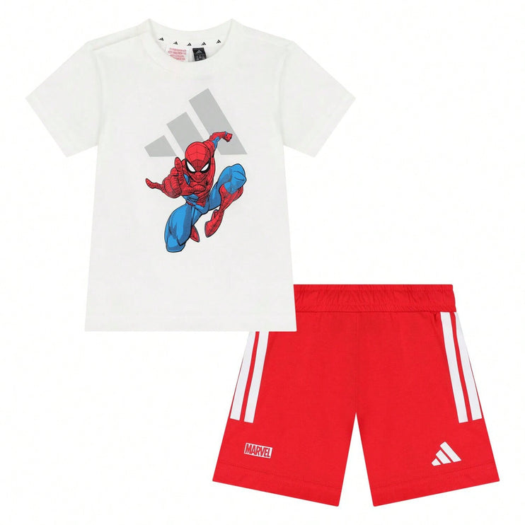 Adidas Baby Marvel Spider Man Short Set