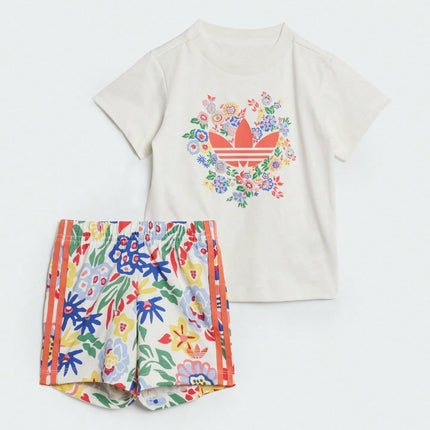 Adidas Originals Baby Girls Shorts & T-Shirt