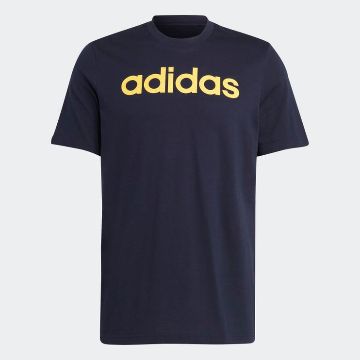 Adidas Essentials Linear T-Shirt Navy