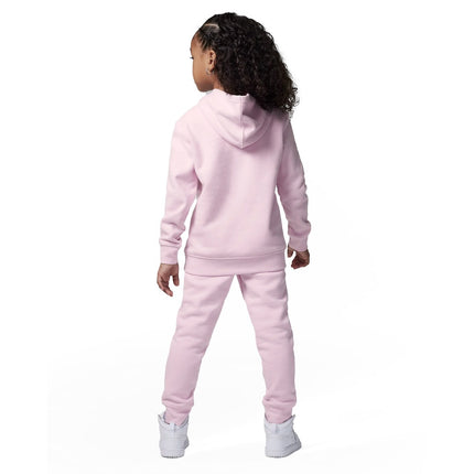Air Jordan Brooklyn Fleece Hooded Tracksuit Pink