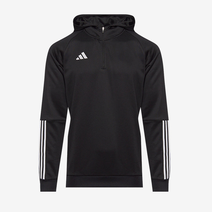 Adidas Tiro 23 Competition 1/4 Zip Hooded Top Black