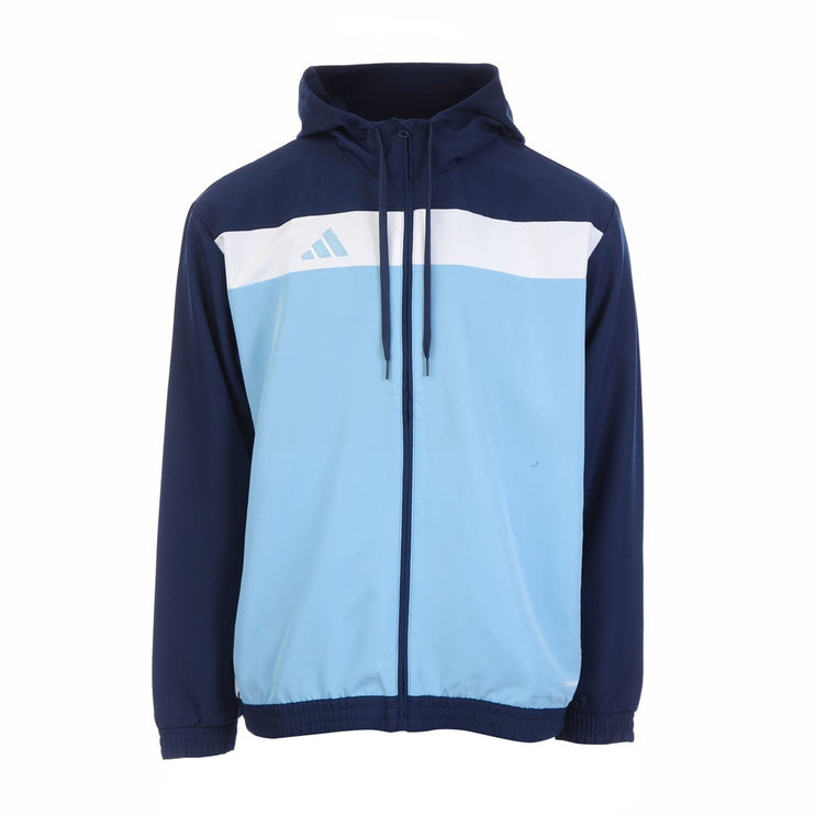 Adidas Tiro Essentials Woven Full Zip Hoodie Blue