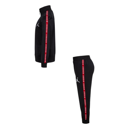Air Jordan Kids Tape Poly Tracksuit Black