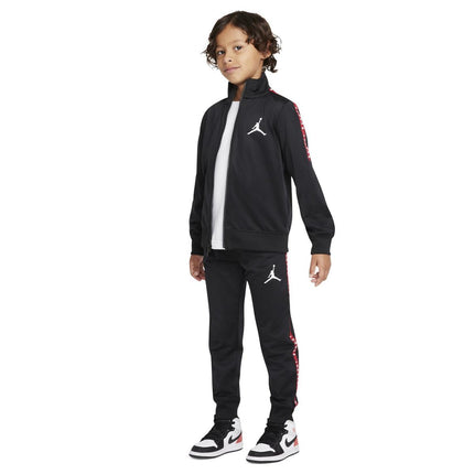 Air Jordan Kids Tape Poly Tracksuit Black