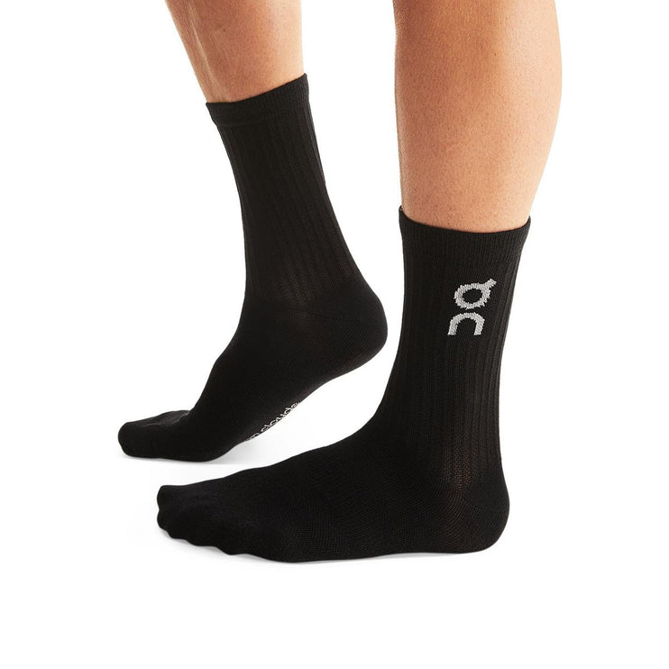 ON Cloud Running Socks High 3 Pack Black
