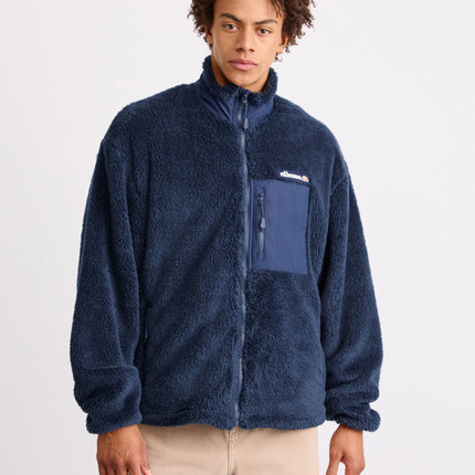 Ellesse Cervacol Fleece Jacket Navy