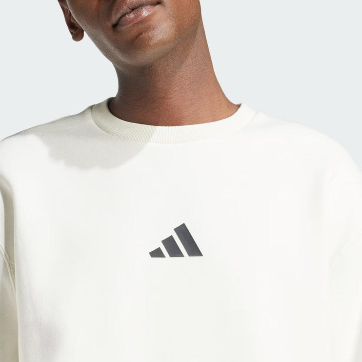 Adidas Crew Neck Sweatshirt Unisex Cream