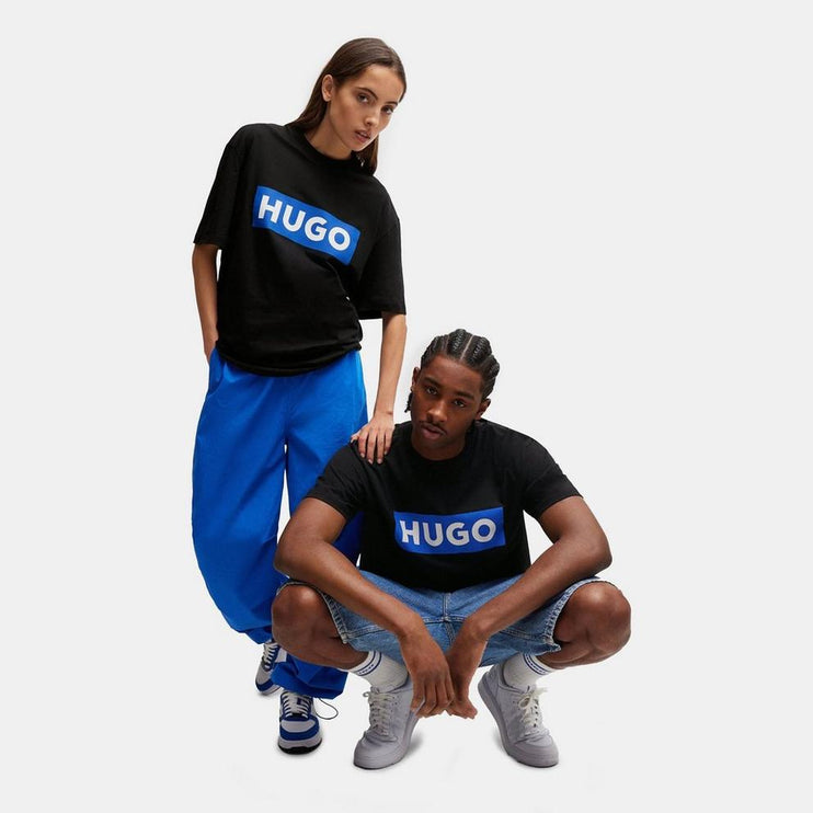Hugo NICO Print T-Shirt Black