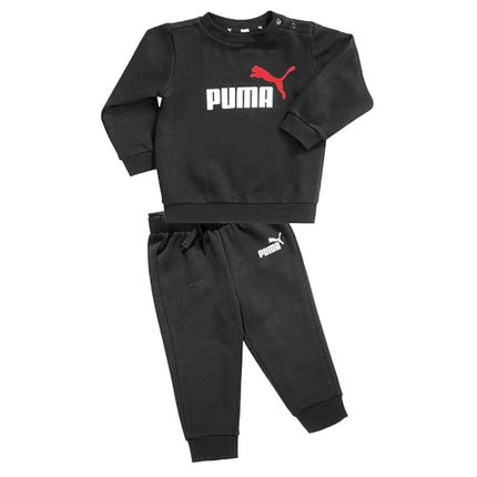 Puma Infant Tracksuit Mini Cat Baby Jogusit in Black