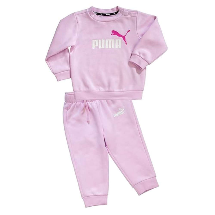 Puma Infant Girls Tracksuit Baby Pink Mini Cat Jogsuit