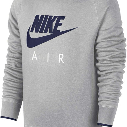Nike Air AW77 Men's Fleece Crew Sweatshirt Grey