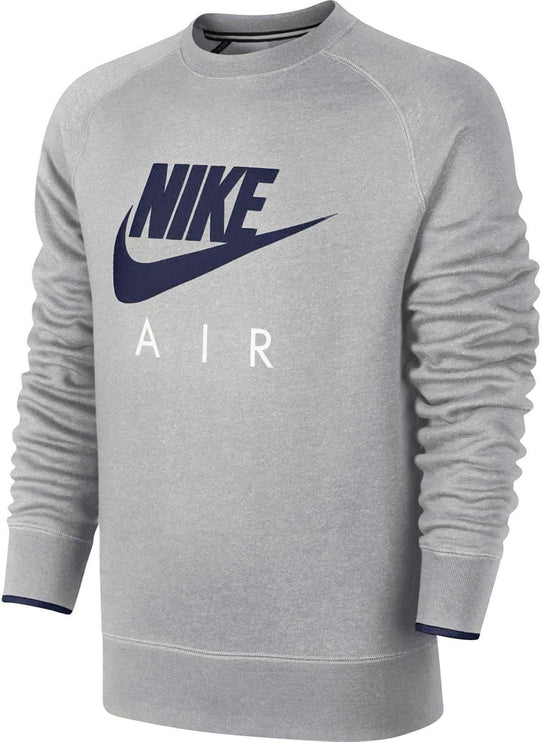 Nike Air AW77 Men's Fleece Crew Sweatshirt Grey
