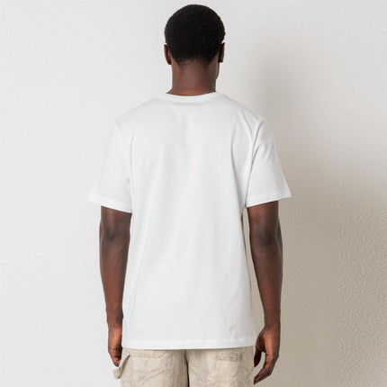 Nike Club Crew Neck T-Shirt White/Gold