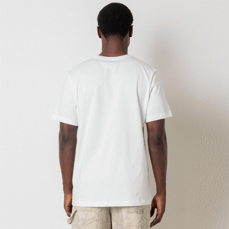 Nike Club Crew Neck T-Shirt White/Gold