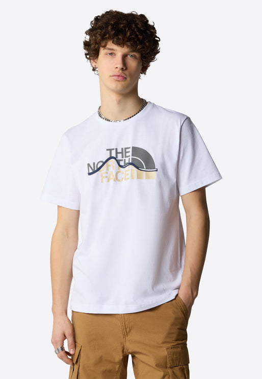 The North Face Mountain Line White T-Shirt