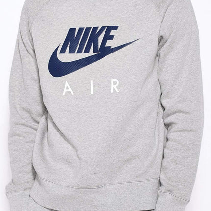 Nike Air AW77 Men's Fleece Crew Sweatshirt Grey