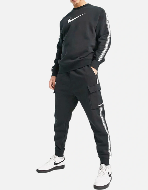 Nike Men's Repeat fleece Tracksuit Black