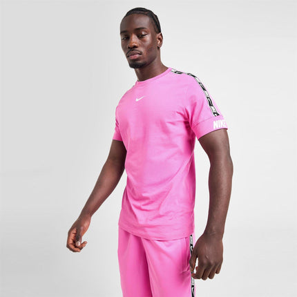 Men's Nike Repeat Logo T-Shirt  Pink