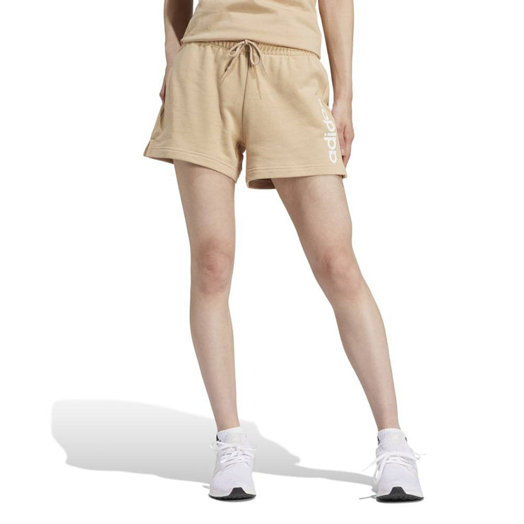 Adidas Women's Linear Short Beige Cotton