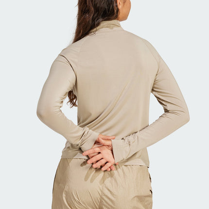 Adidas Women's Fitness Top Beige