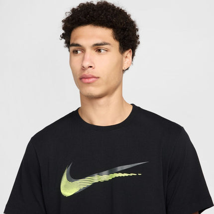Nike Spring T-Shirt Black/Neon