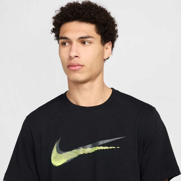 Nike Spring T-Shirt Black/Neon
