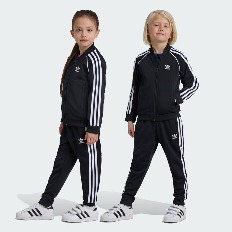 Adidas Originals Unisex Kids SST Tracksuit Black/White