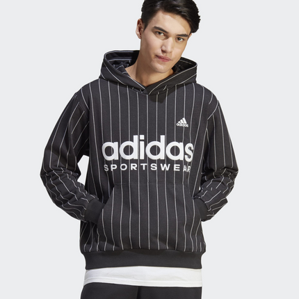Adidas Ess Pinstripe Hoodie <br< REDUCED FROM £79.99 NOW ONLY £44.95