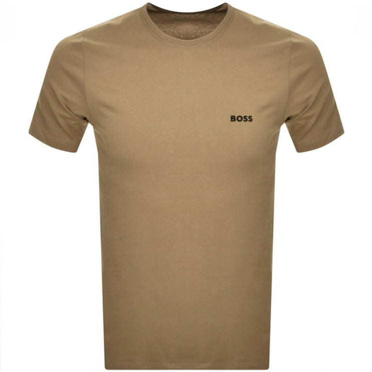 BOSS Crew Neck Classic T-Shirt 3 Pack Black/White/Beige