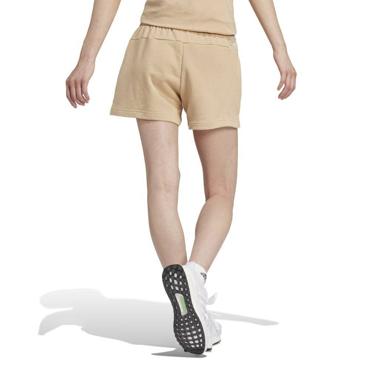 Adidas Women's Linear Short Beige Cotton