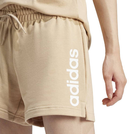Adidas Women's Linear Short Beige Cotton