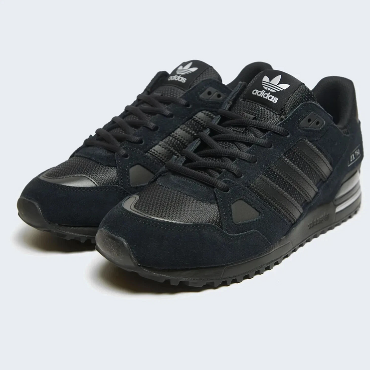 Adidas Originals ZX 750 Trainers in Black