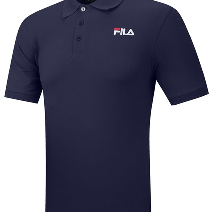 FILA Otis Graphic Polo Shirt Navy