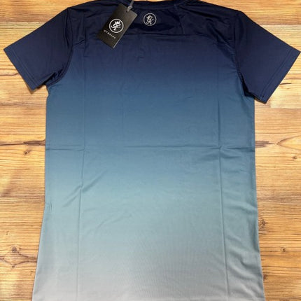 Men's Gym King Sports Ombre Blue T-Shirt
