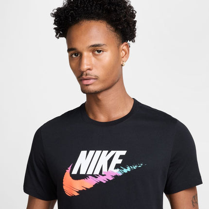 Nike Futura Multi Colour Tick T-Shirt Black