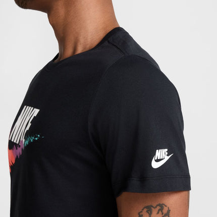 Nike Futura Multi Colour Tick T-Shirt Black