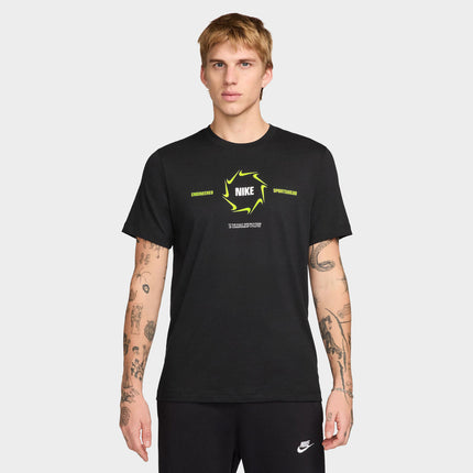 Nike Sportswear Men's T-Shirt Black/Neon