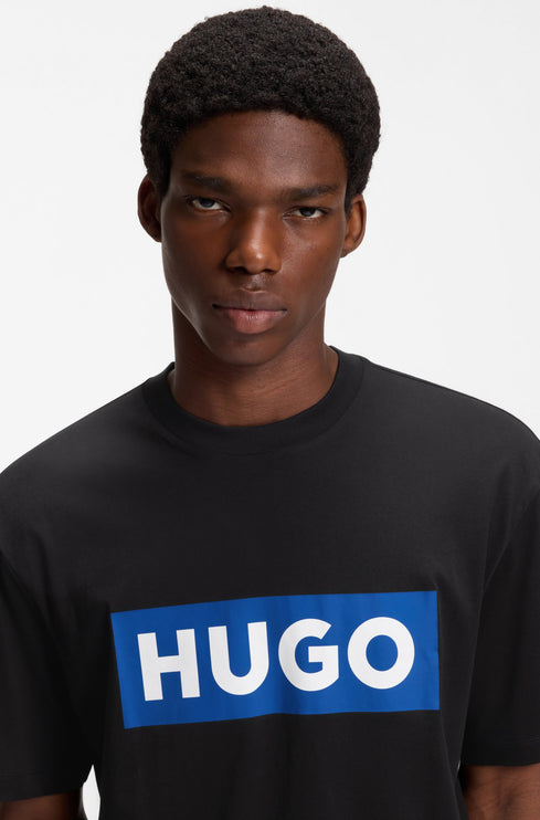 Hugo NICO Print T-Shirt Black