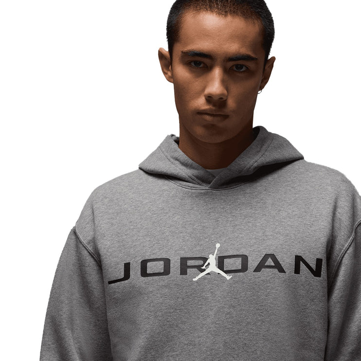 Nike Jordan Classic Overhead Hoodie Charcoal