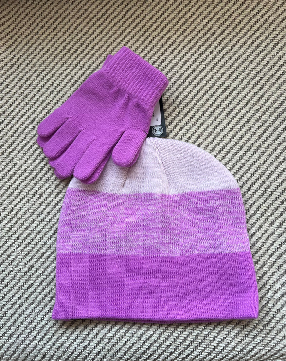 Under Armour Kids Girls Beanie & Glove Set