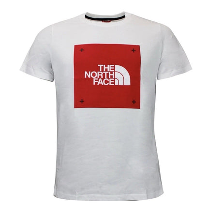 The North Face Women's Red Box Logo T-Shirt White/Red