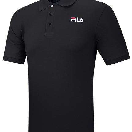 FILA Otis Graphic Polo Shirt Black