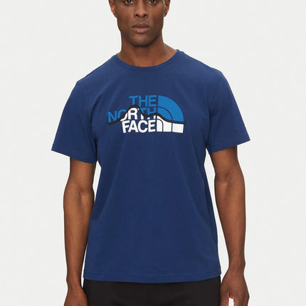 The North Face Mountain Line Estate Blue T-Shirt