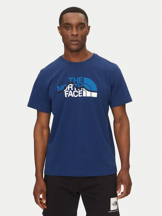 The North Face Mountain Line Estate Blue T-Shirt