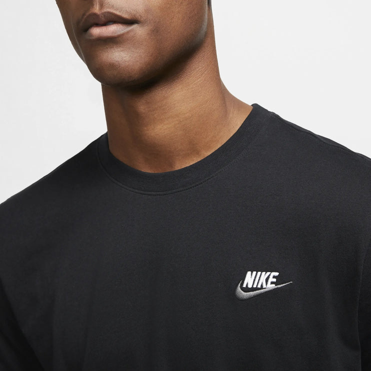 Nike Club Crew Neck T-Shirt Black